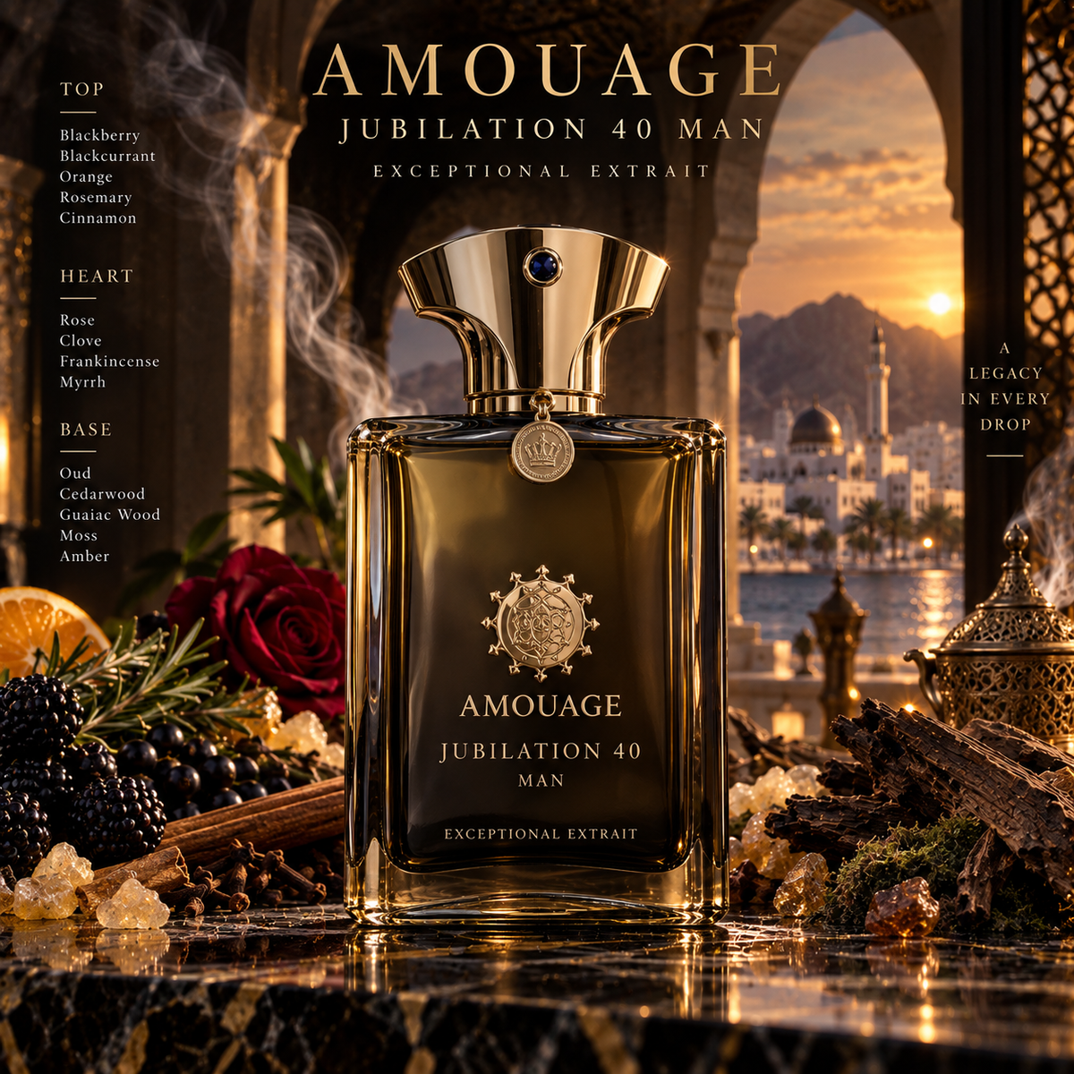 Amouage Jubilation 40 Extrait - Decant